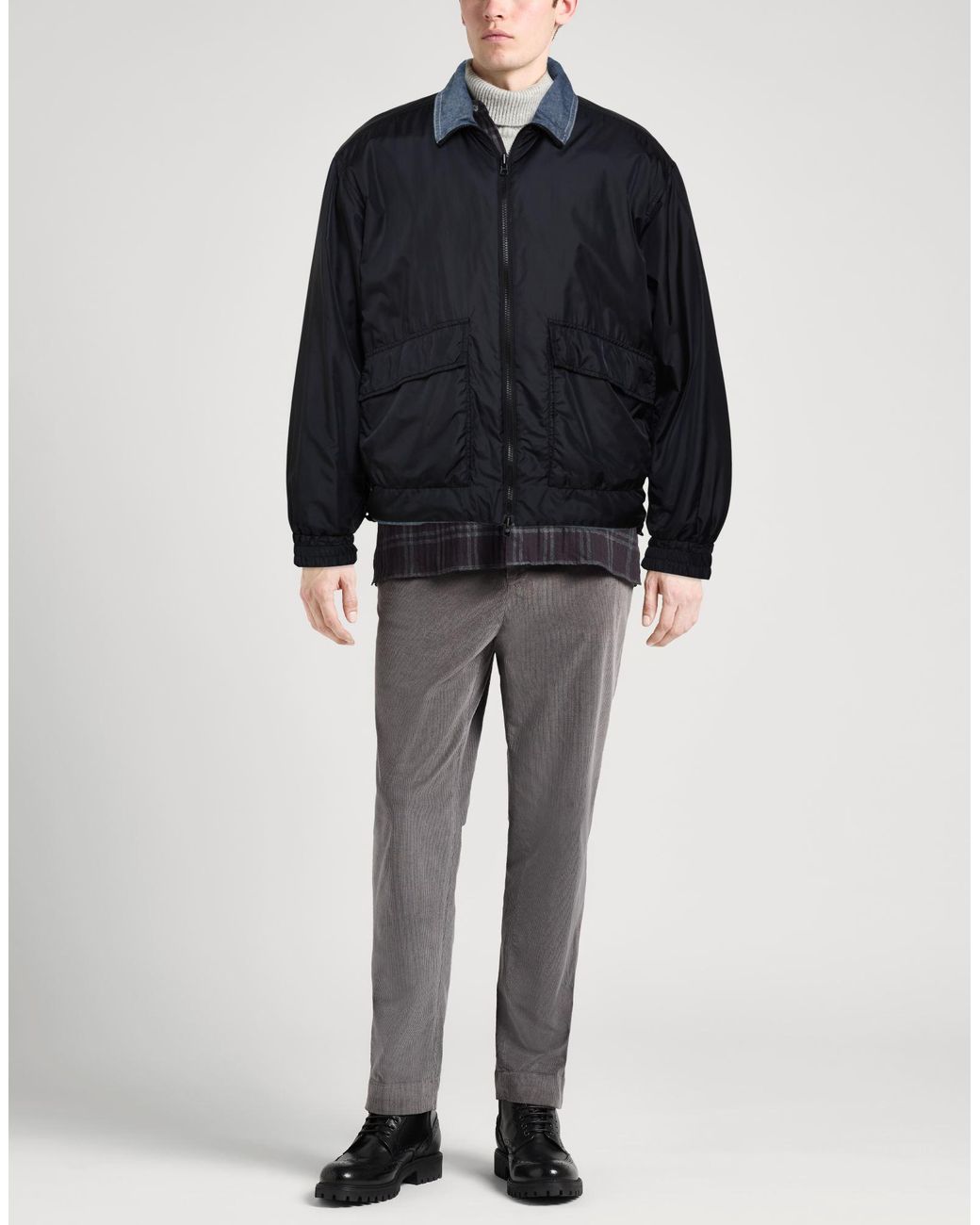 Aspesi Blue Jacket for men