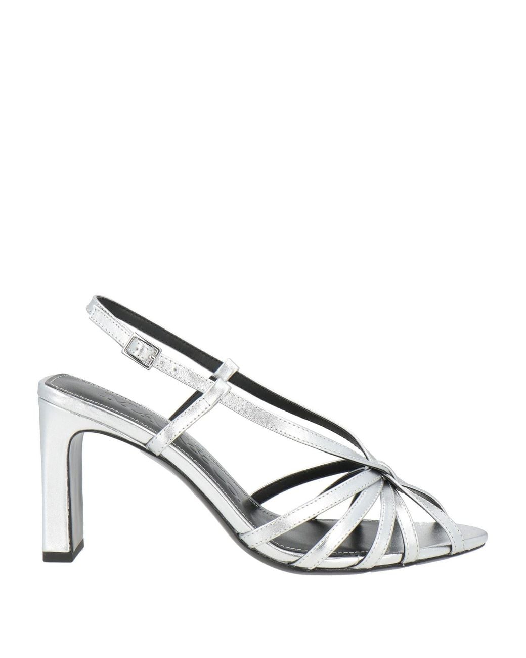 MAX&Co. Metallic Sandals Leather