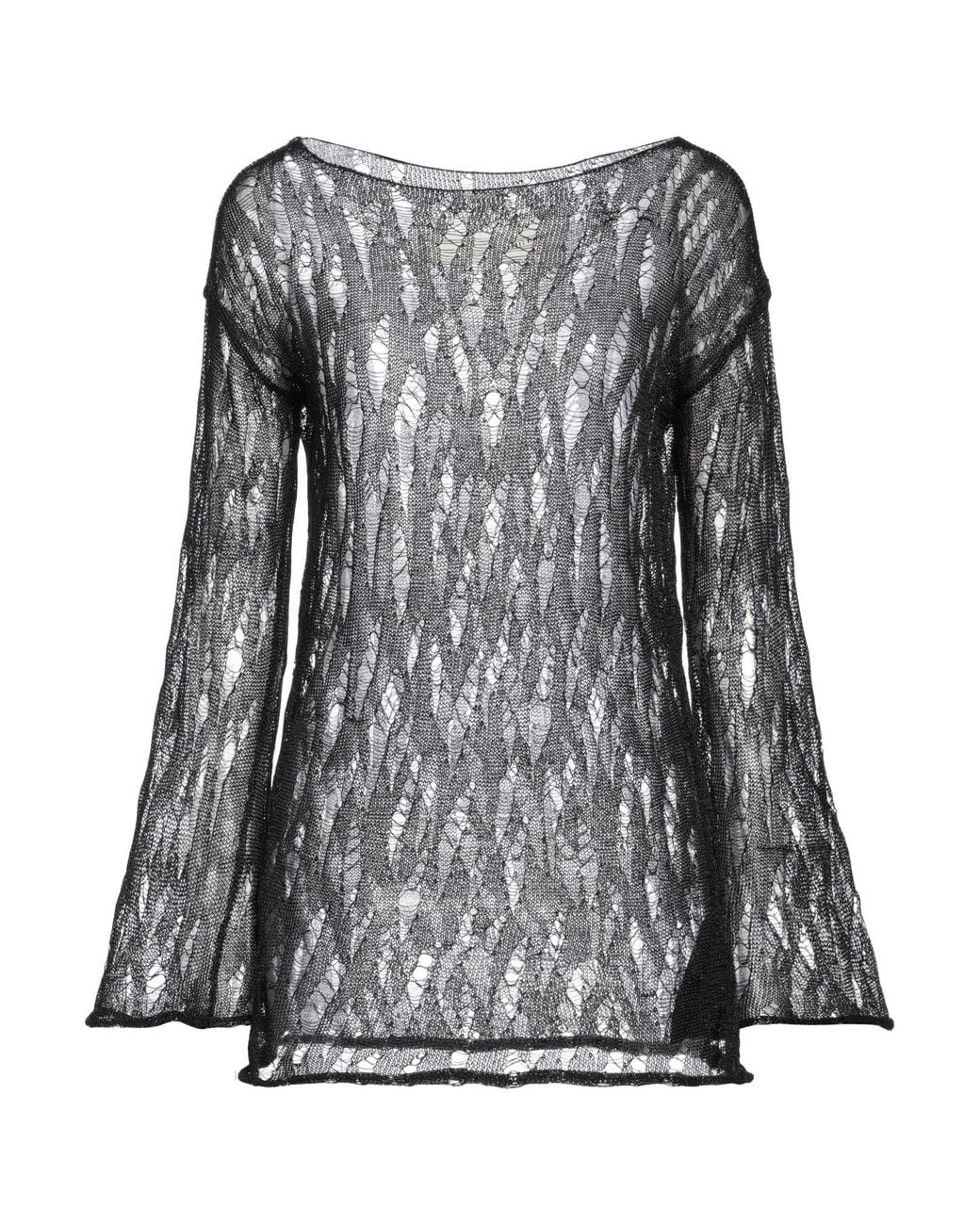 Isabel Benenato Black Pullover