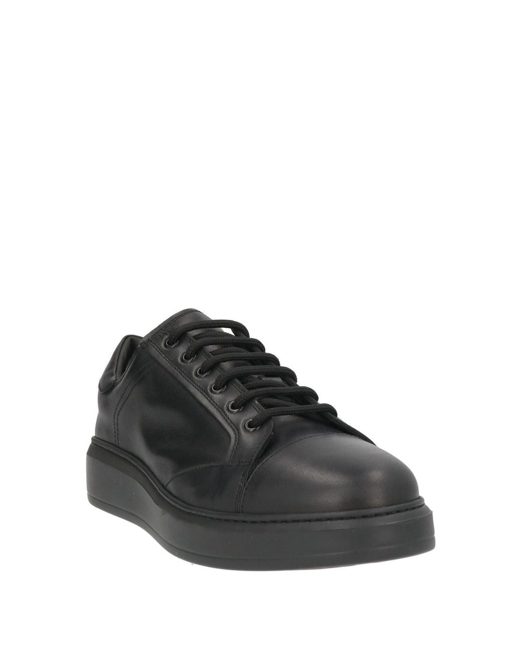 MICH SIMON Black Sneakers Leather for men