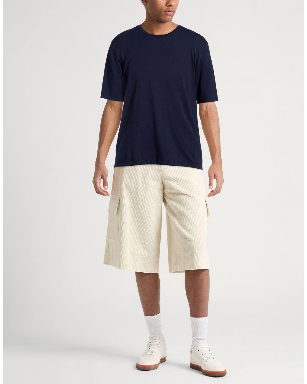 Pullover Roberto Collina pour homme en coloris Blue