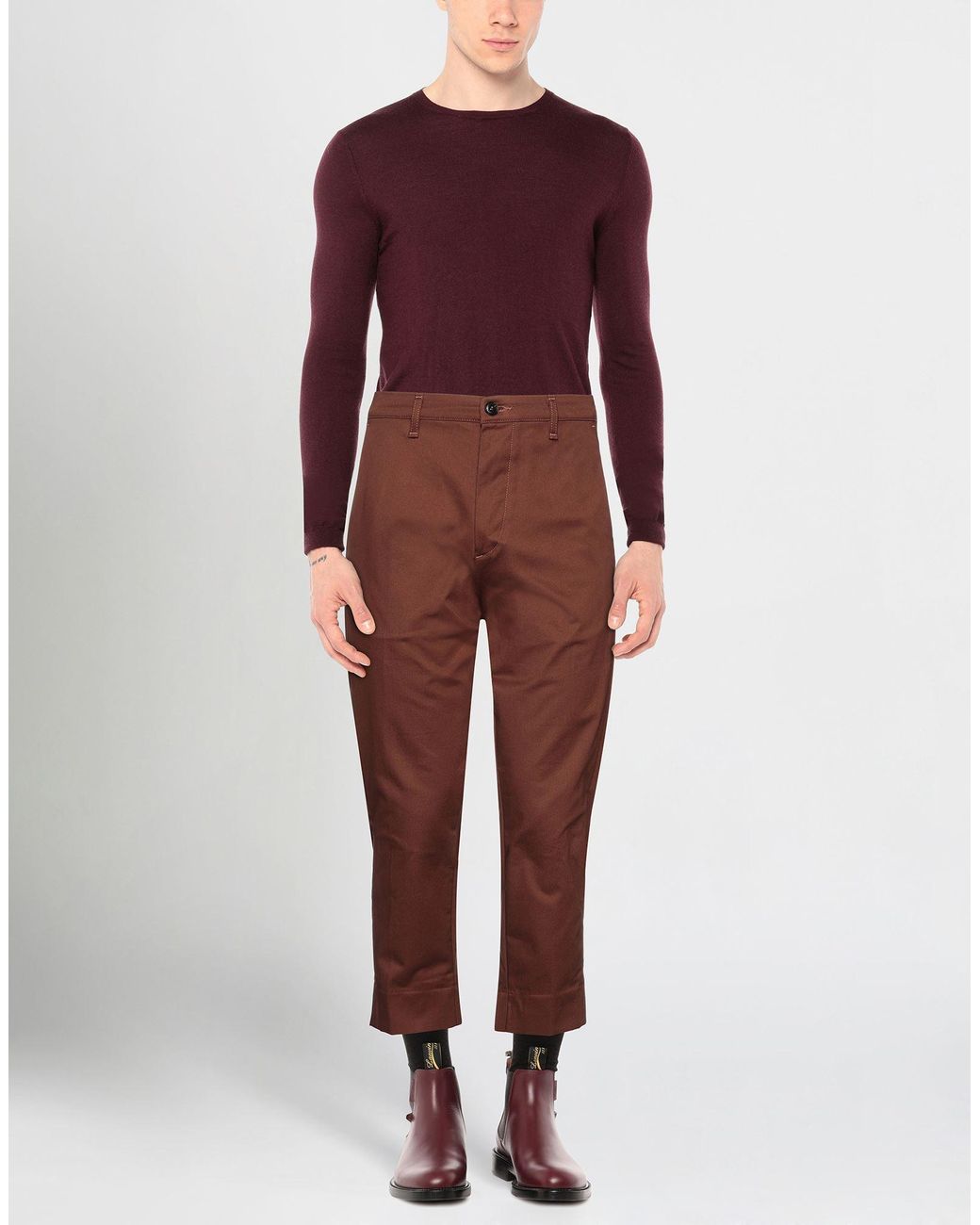Haikure Brown Trouser for men