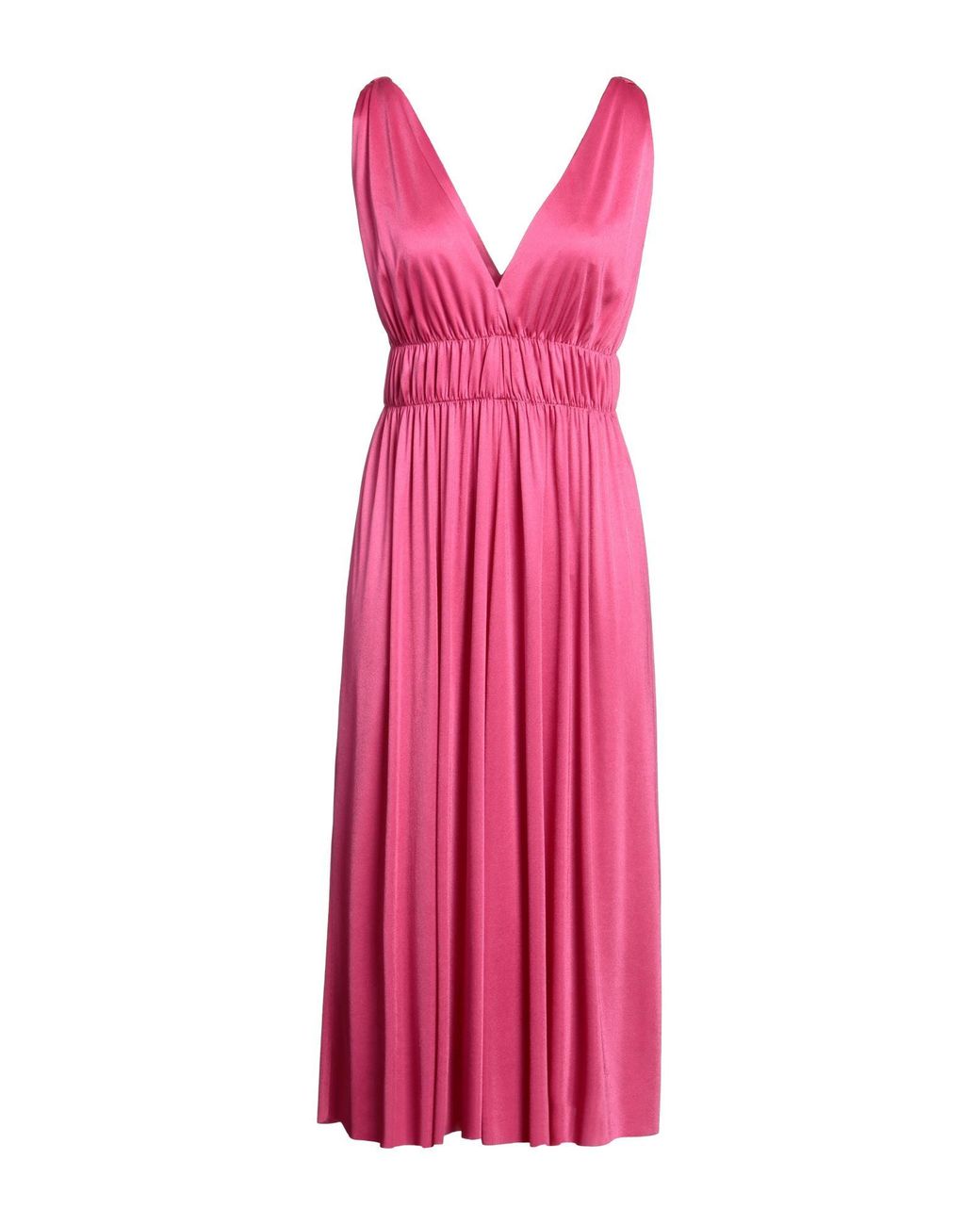 P.A.R.O.S.H. Pink Midi Dress