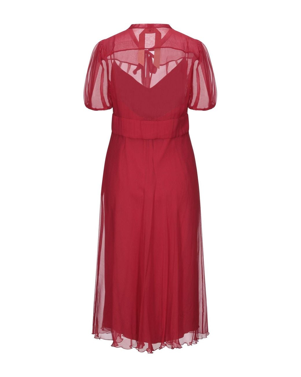 N°21 Red Midi Dress Silk