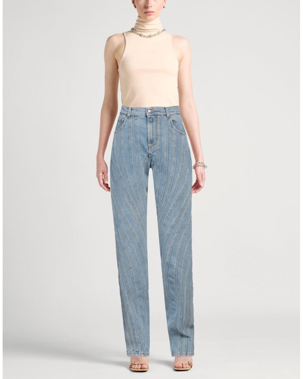 Mugler Blue Jeans