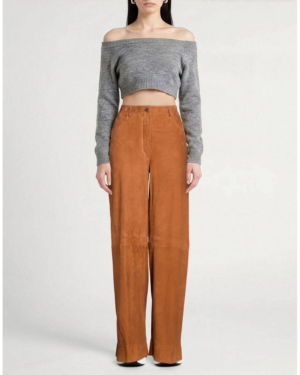 Alberta Ferretti Brown Pants