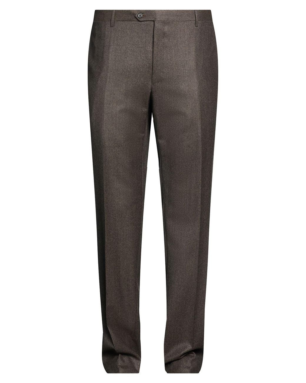 Corneliani Gray Pants Virgin Wool for men