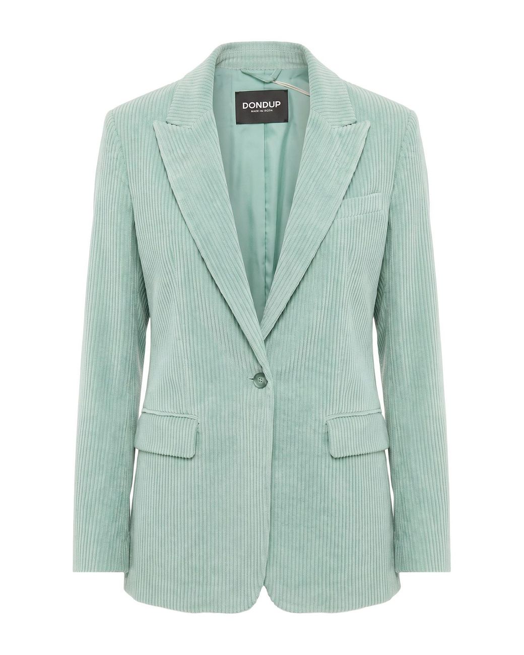 Dondup Green Light Blazer Cotton, Elastane