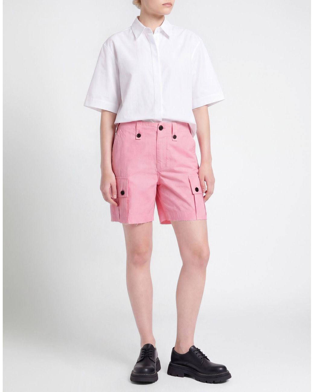 Department 5 Pink Shorts & Bermuda Shorts Cotton