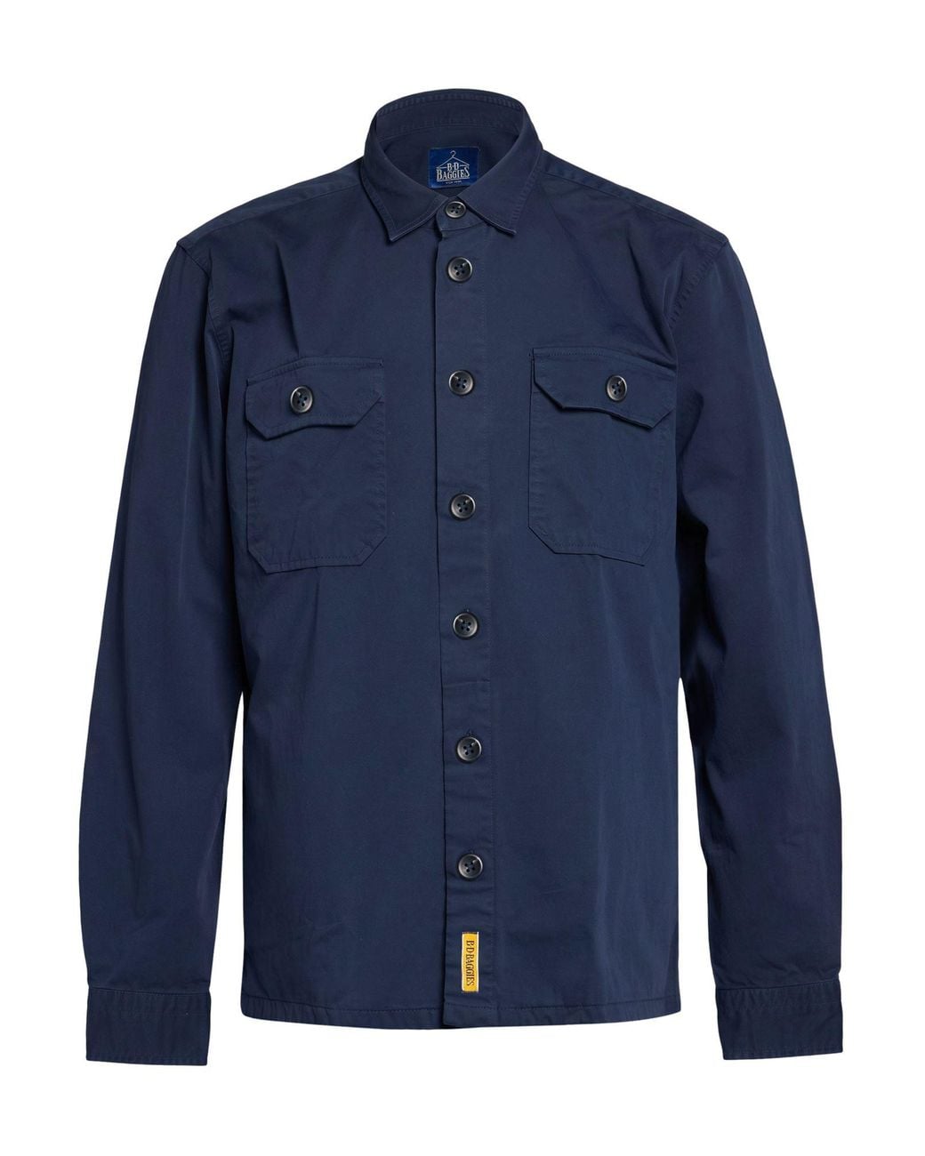 B.D. Baggies Blue Shirt Cotton for men
