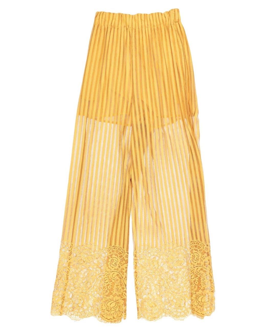 Suoli Lace Casual Trouser in Yellow - Lyst