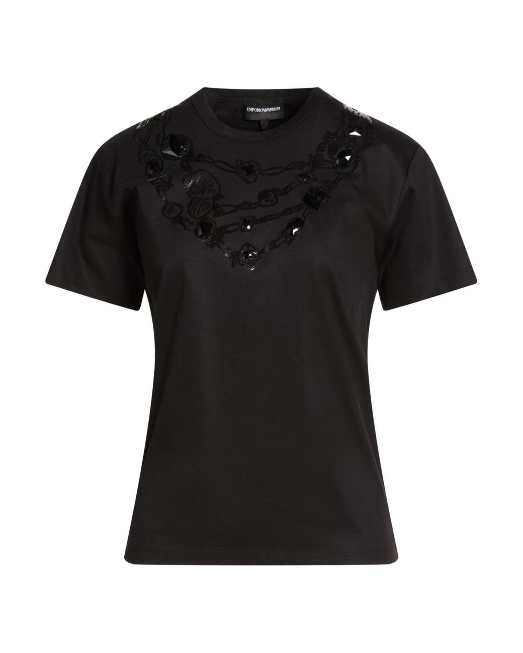 Emporio Armani Black T-Shirts