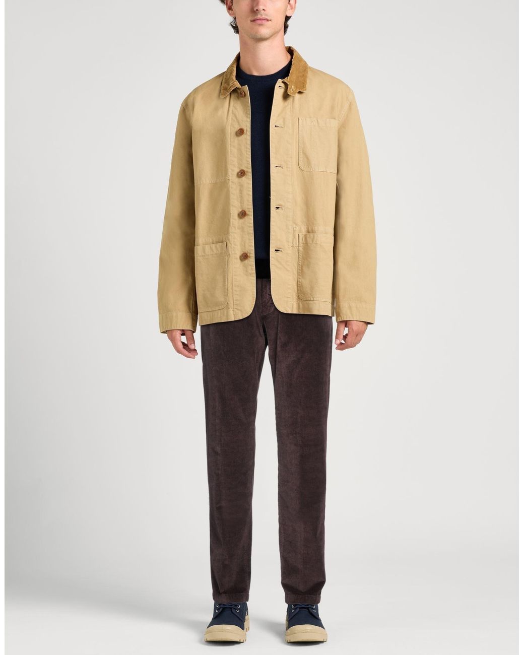 Eleventy Brown Platinum Pants Cotton, Modal, Elastane for men