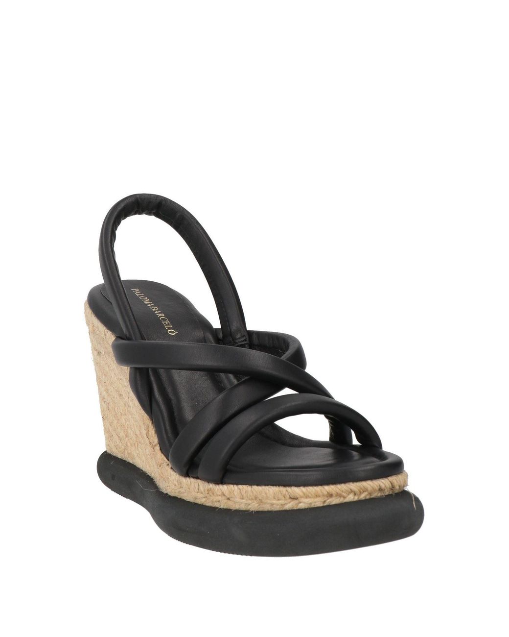 Paloma Barceló Metallic Espadrilles