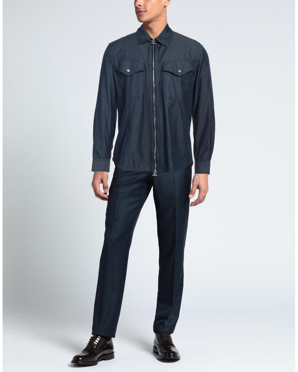 Camicia di Ferragamo in Blue da Uomo