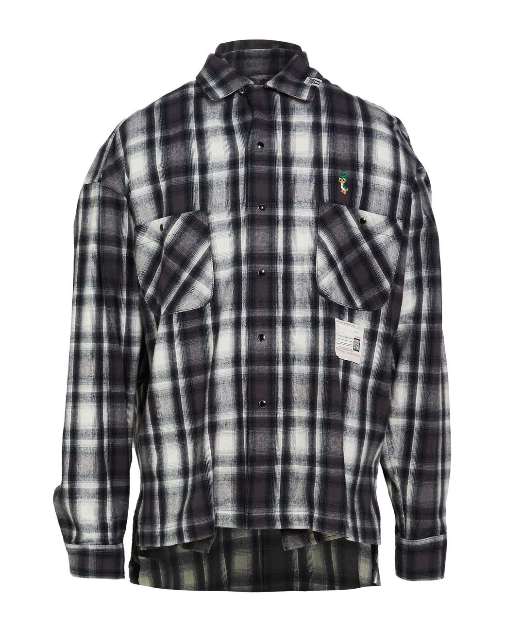 Maison Mihara Yasuhiro Black Shirt Cotton for men