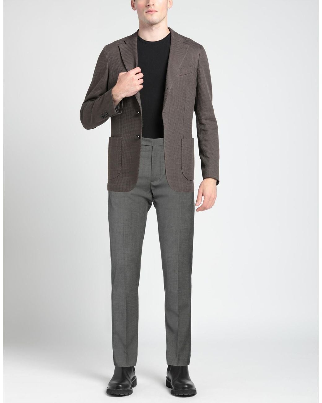 Entre Amis Gray Pants for men