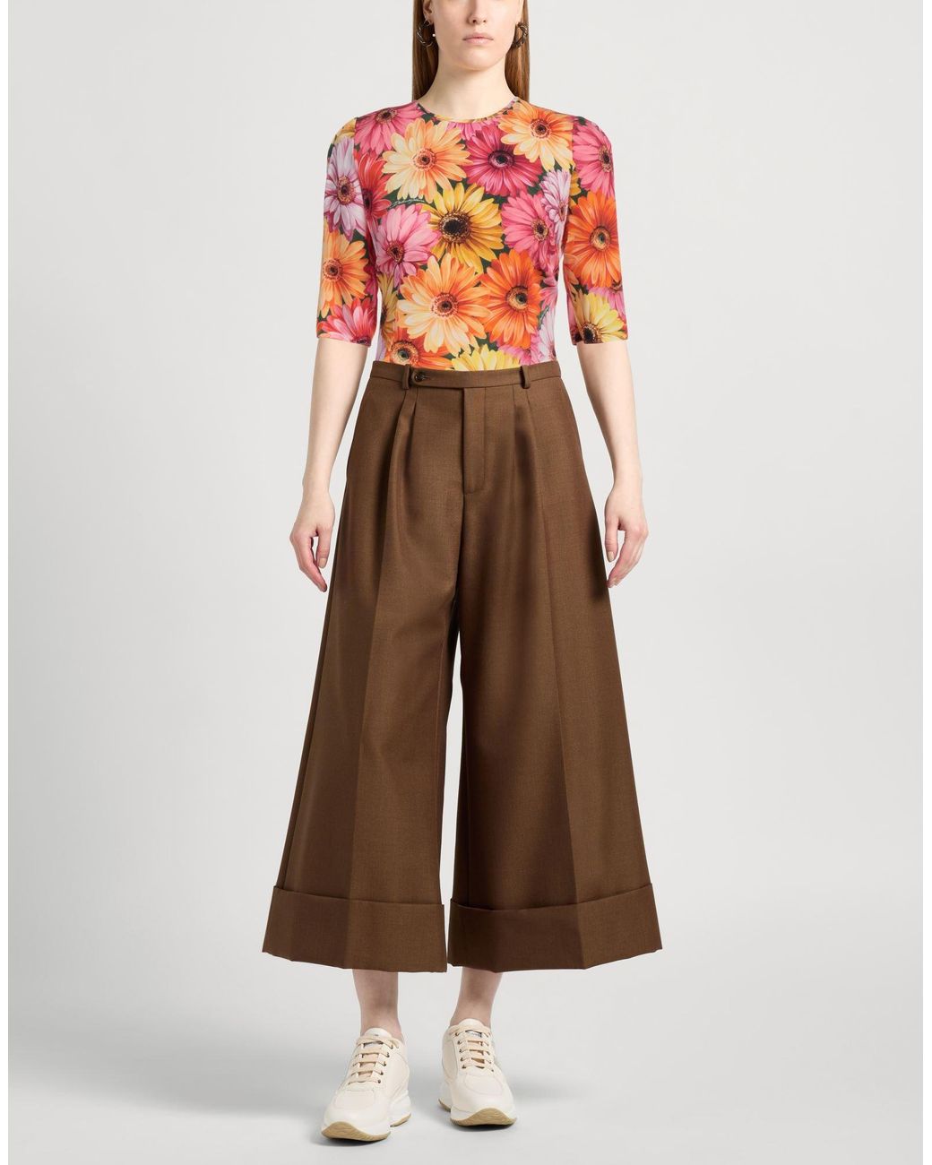 Dolce & Gabbana Red Top Silk, Elastane