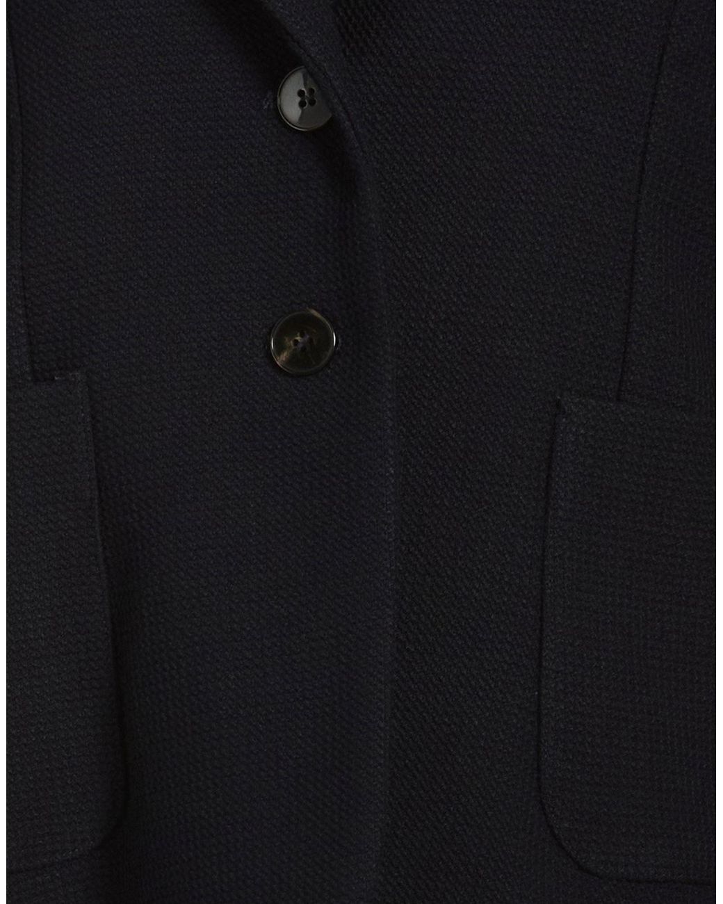 Marella Black Blazer Polyester, Viscose, Elastane