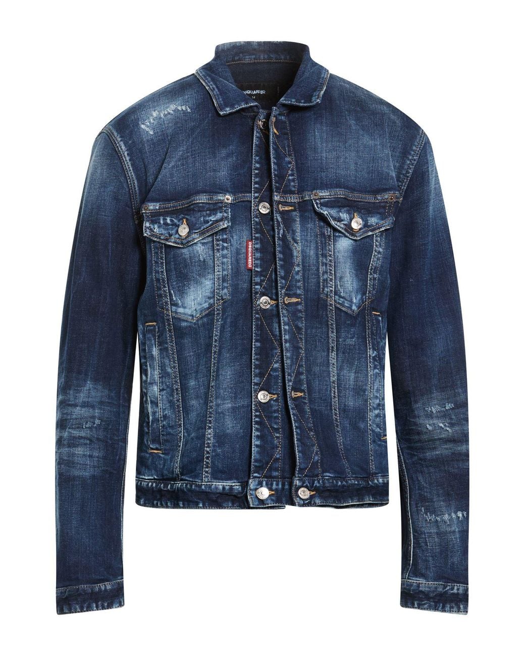 DSquared² Blue Denim Outerwear for men