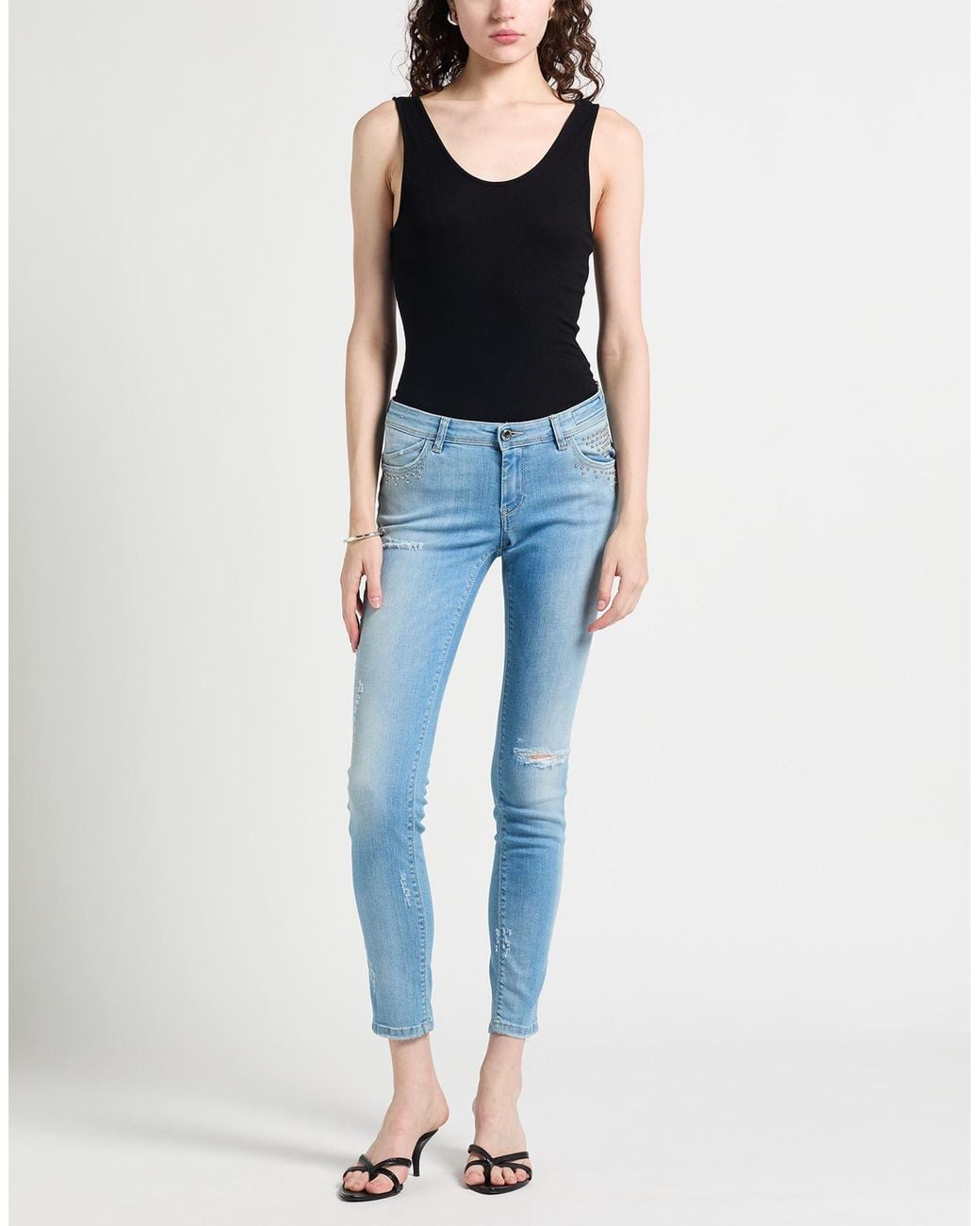RE_HASH Blue Jeans Cotton, Elastomultiester, Elastane