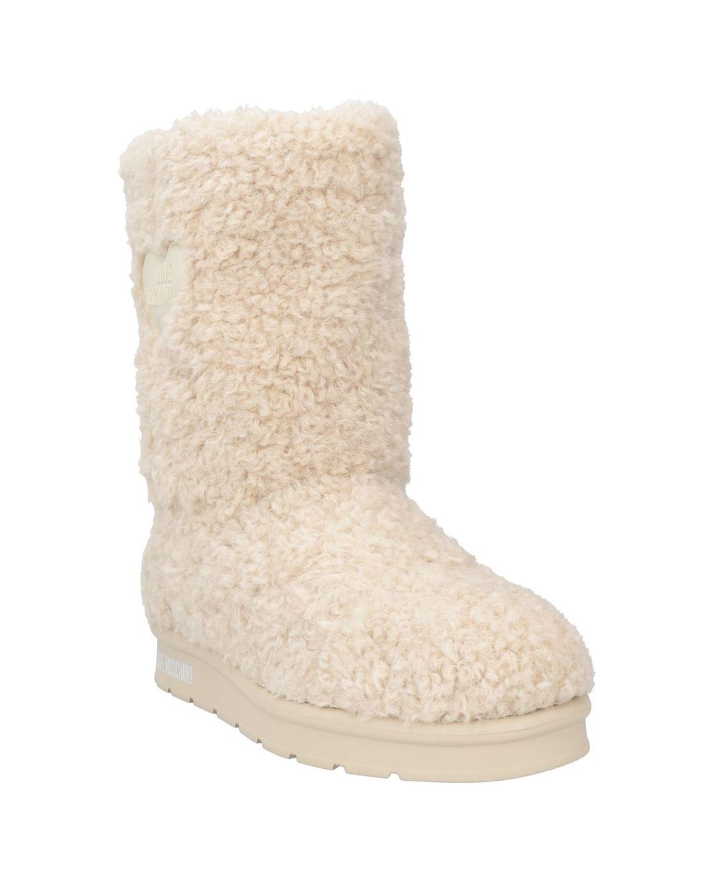 Love Moschino Natural Ankle Boots