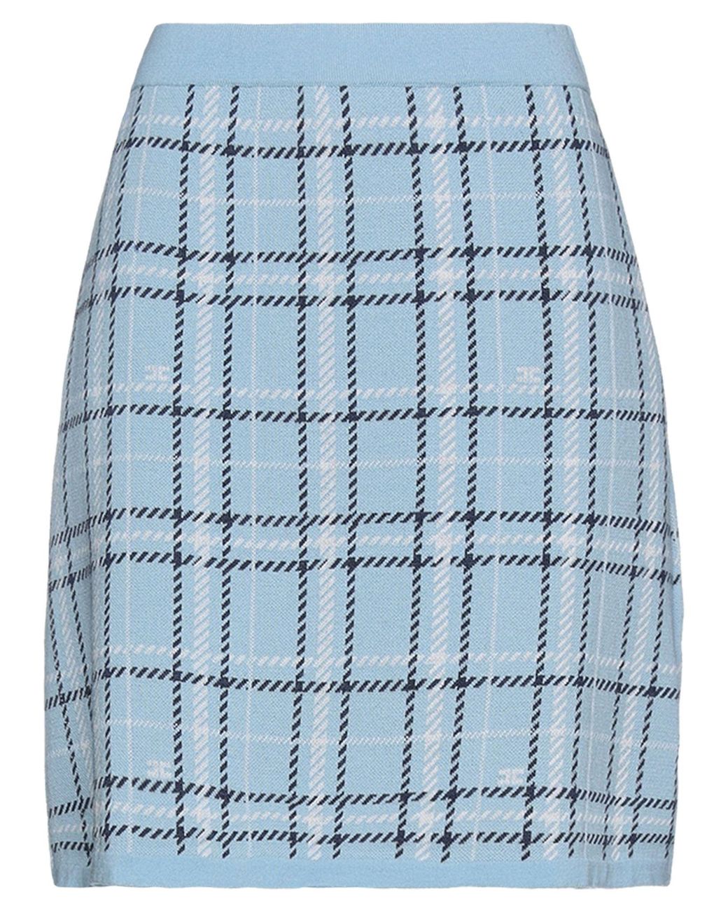Elisabetta Franchi Blue Mini Skirt