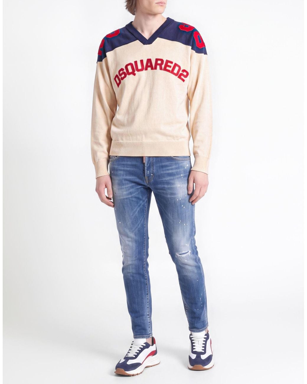 Pullover DSquared² de hombre de color Blue