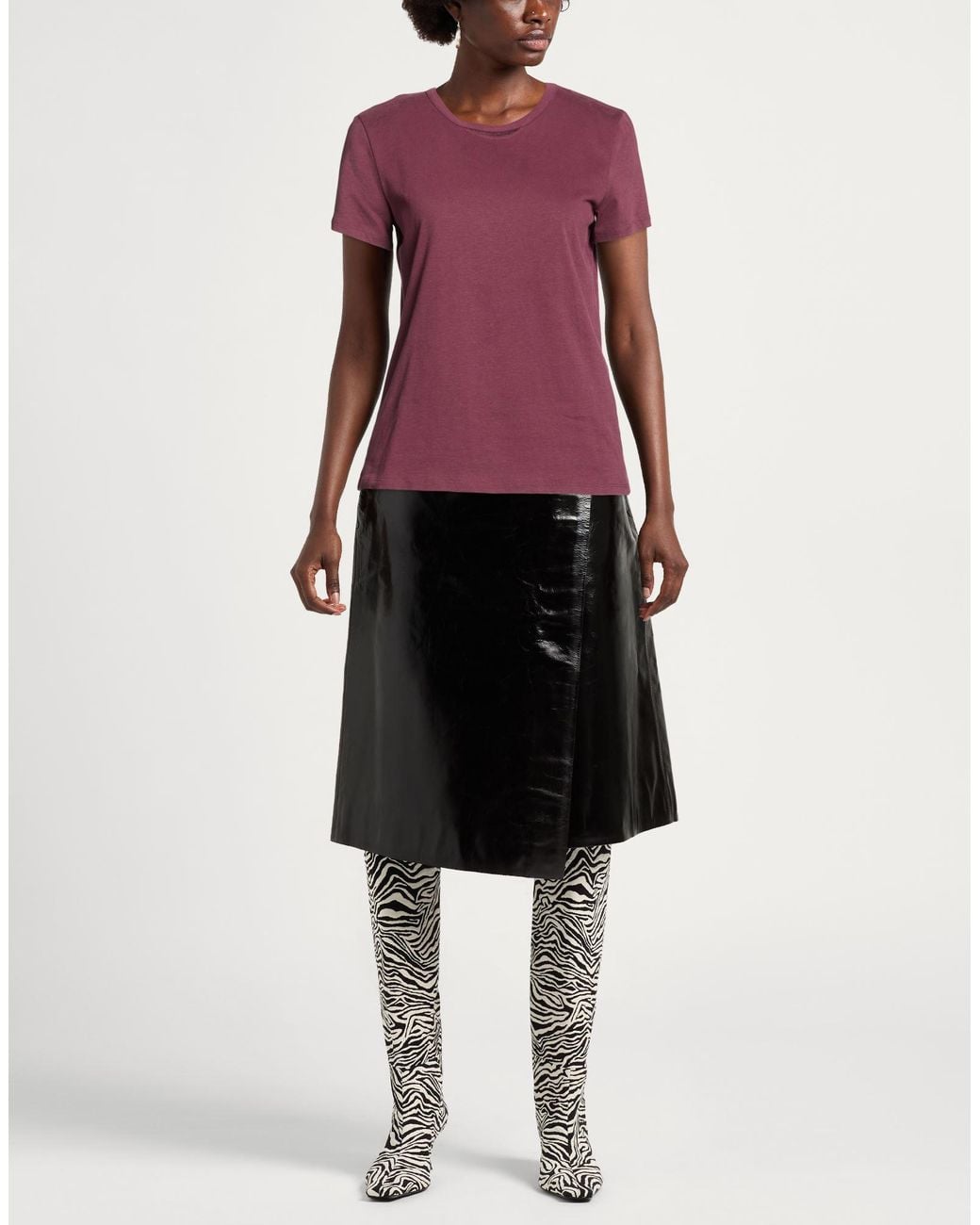 Elisabetta Franchi Purple T-Shirts