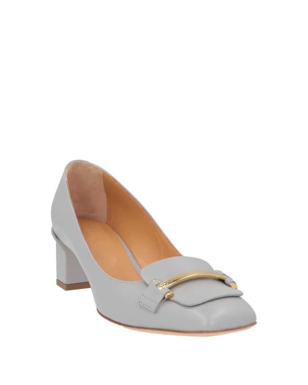 Tod's White Light Pumps Leather