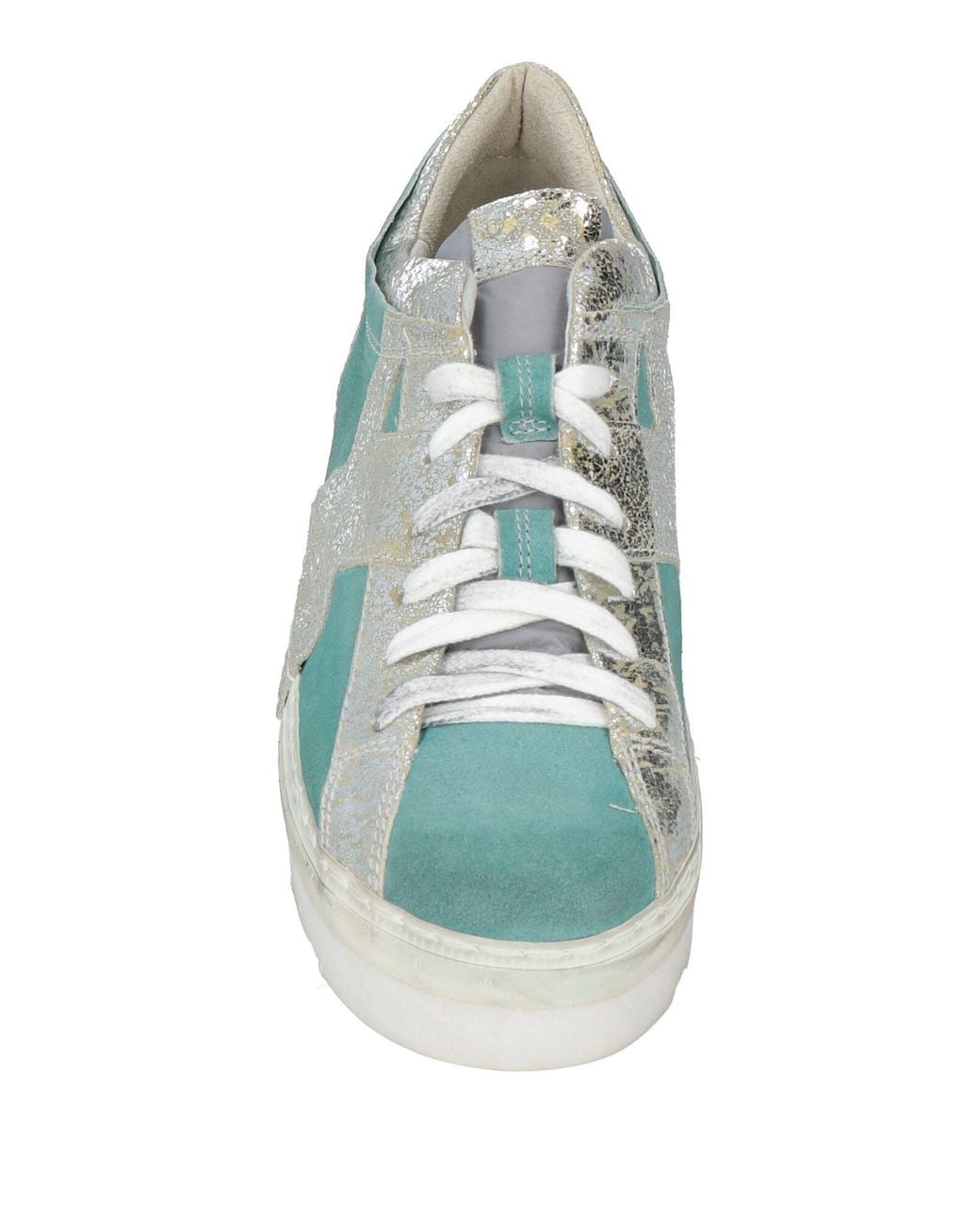 O.x.s. Green Sneakers Leather