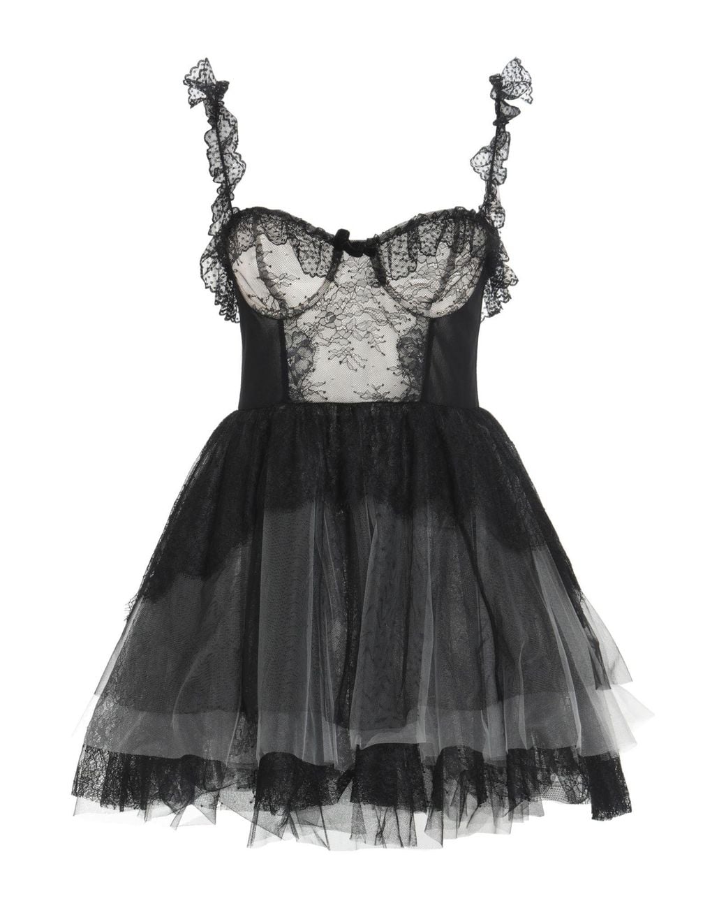 Philosophy Di Lorenzo Serafini Black Mini Dress
