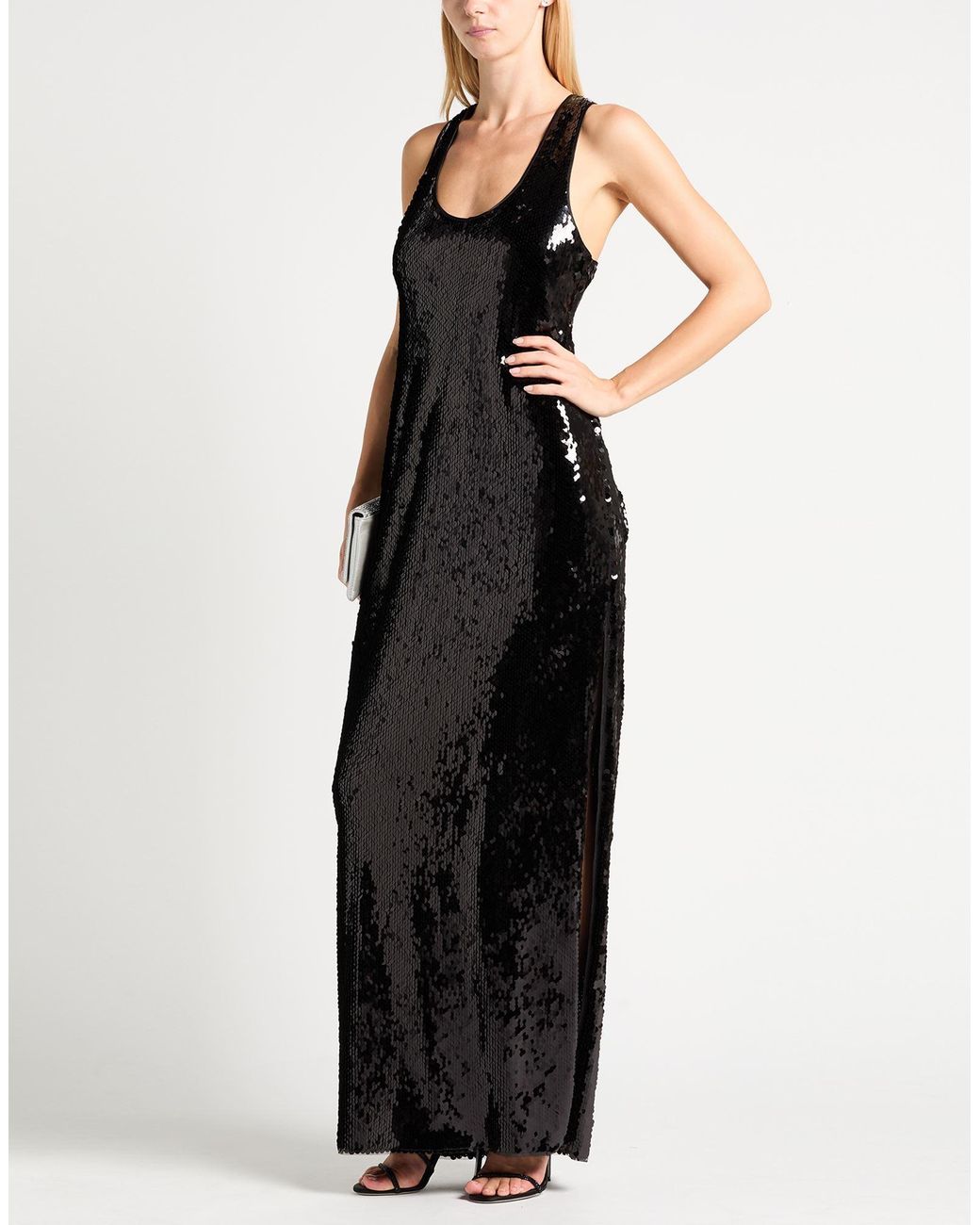 retroféte Black Maxi Dress