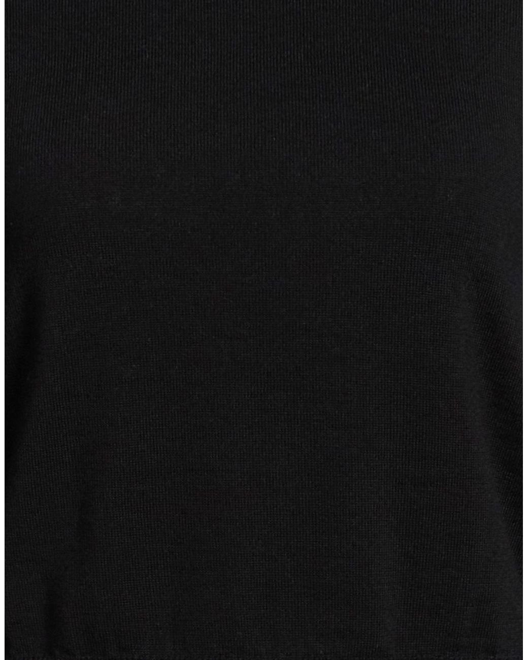 Alpha Studio Black Turtleneck Wool