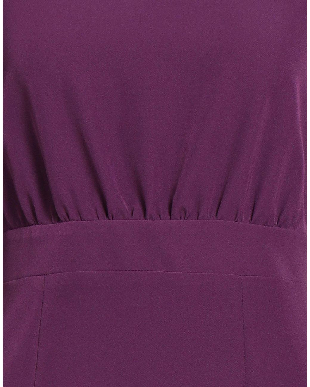 ACTUALEE Purple Mini Dress Polyester, Elastane