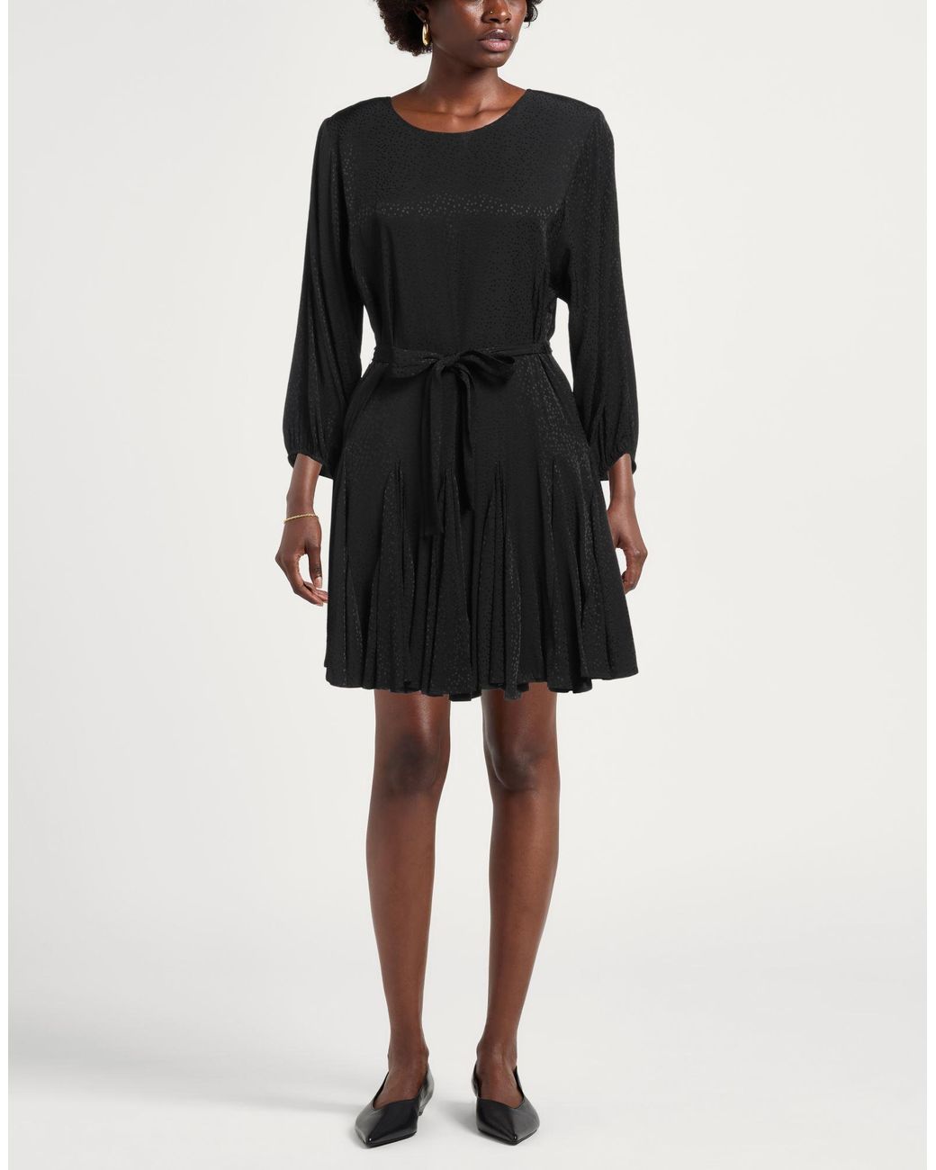 Attic And Barn Black Mini Dress