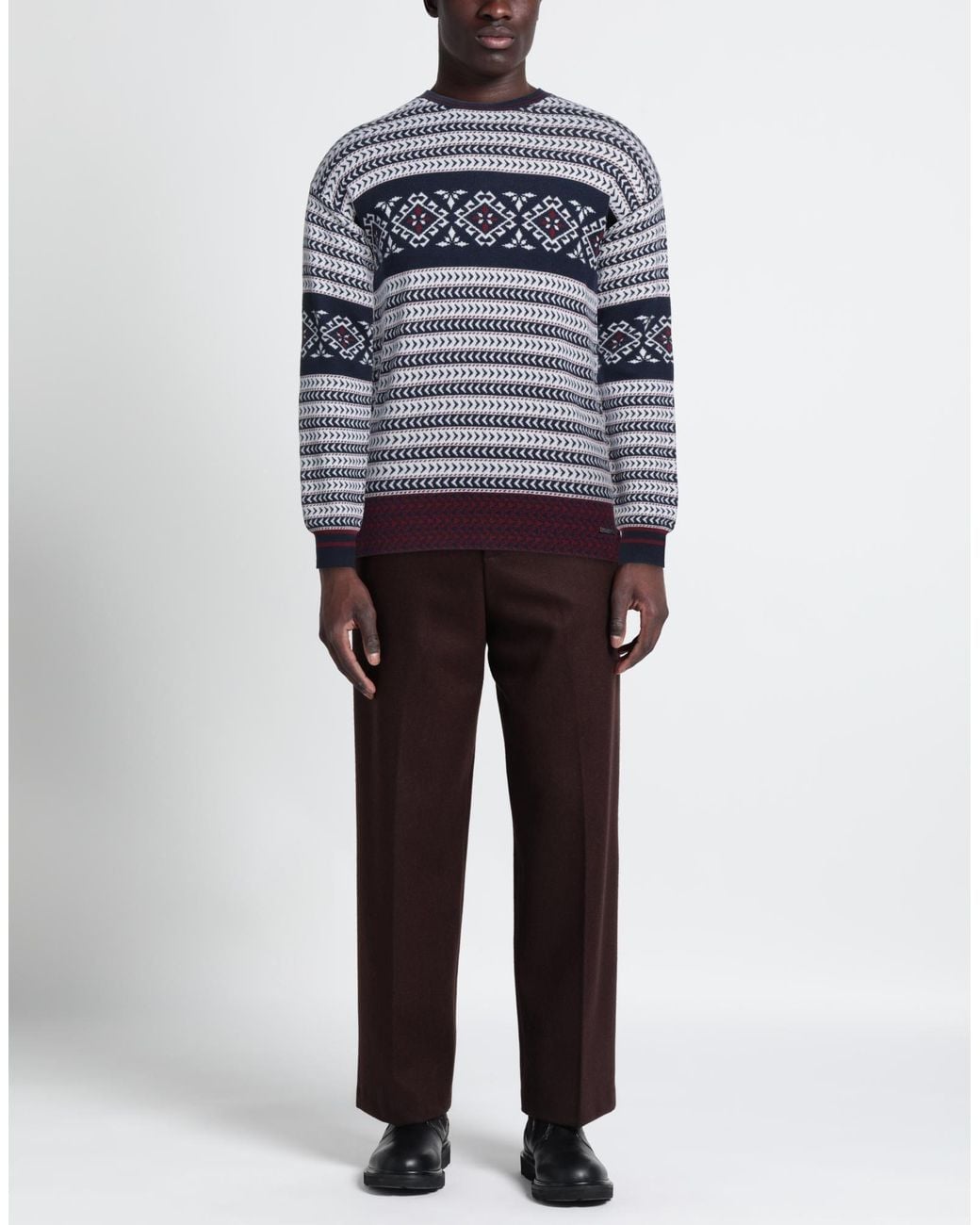 Frankie Morello Blue Sweater for men
