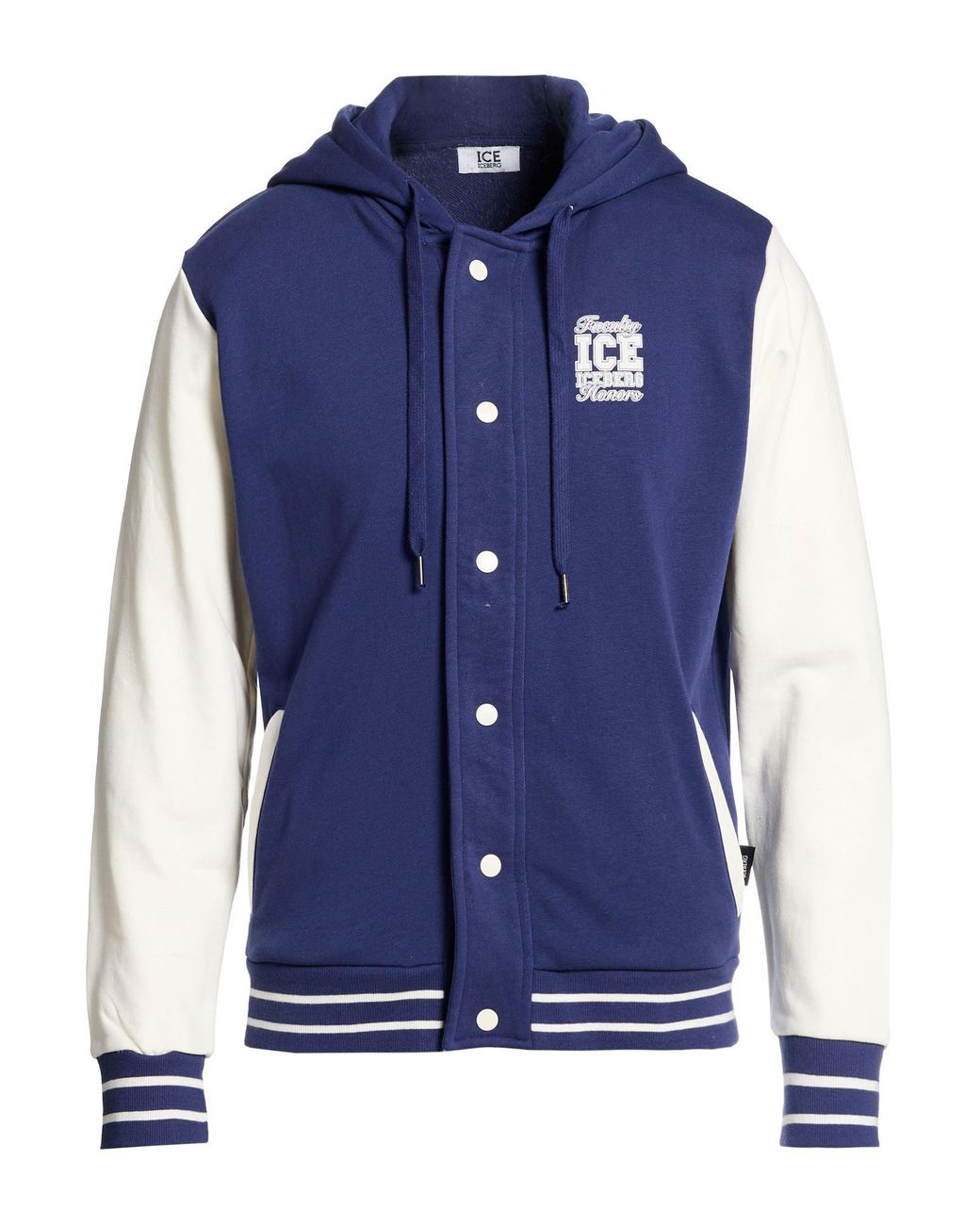 Ice Iceberg Blue Bright Sweatshirt Cotton, Polyester for men