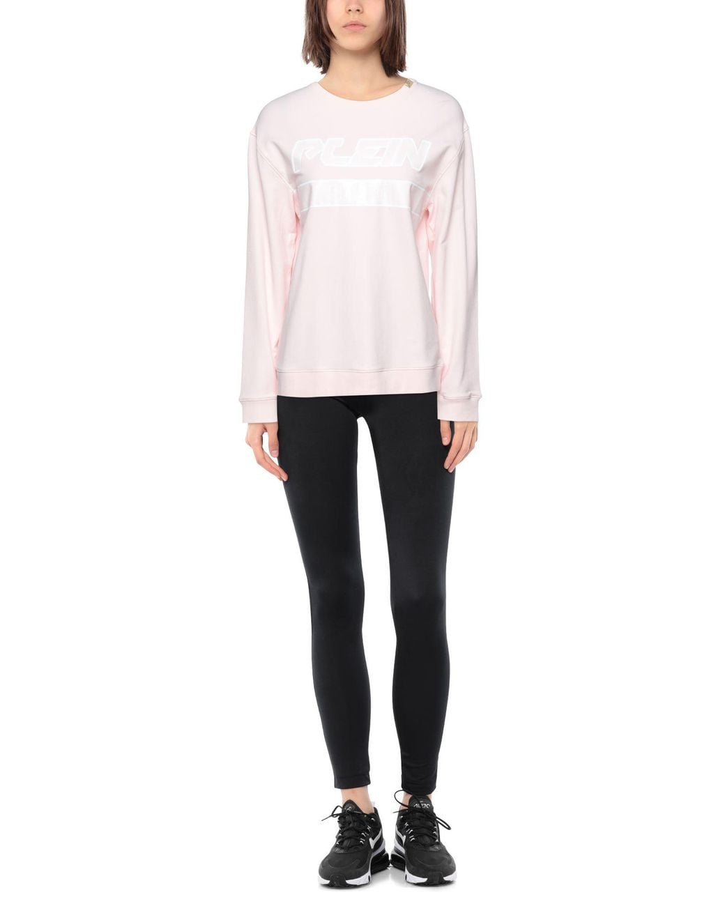 Philipp Plein Pink Sweatshirt Cotton, Elastane