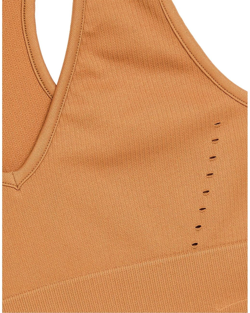 Casall Brown Top Recycled Polyamide, Polyamide, Elastane