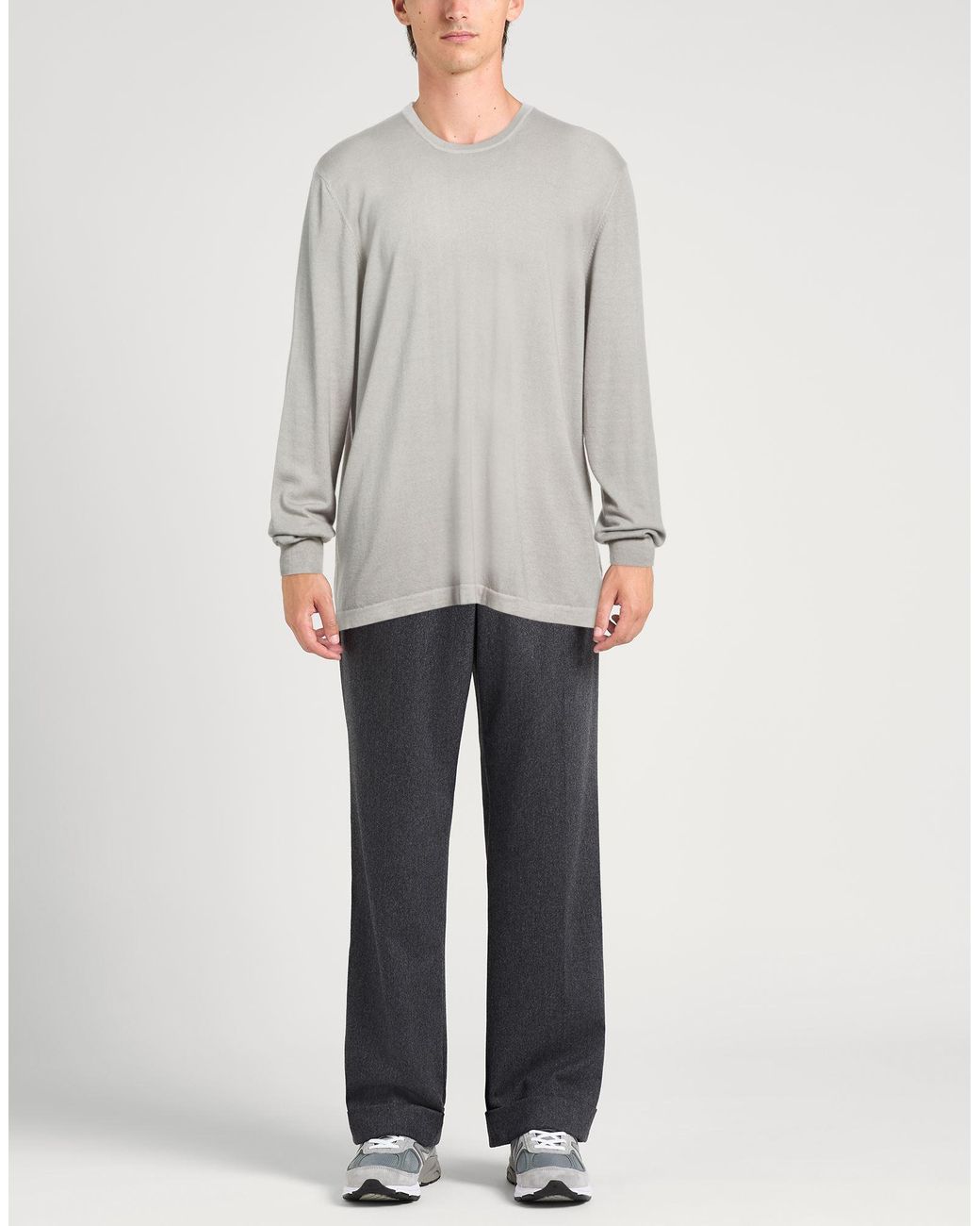 Gran Sasso Gray Light Sweater Cashmere for men