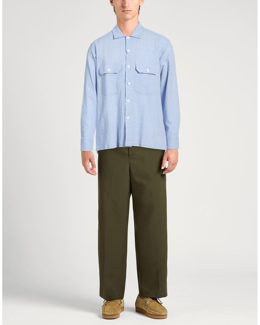 Universal Works Blue Shirt for men