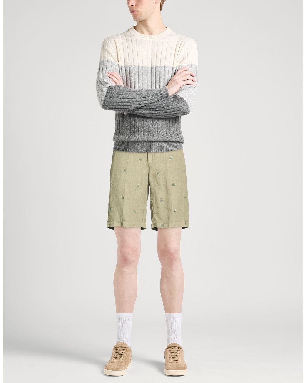 120% Lino Natural Shorts & Bermuda Shorts for men