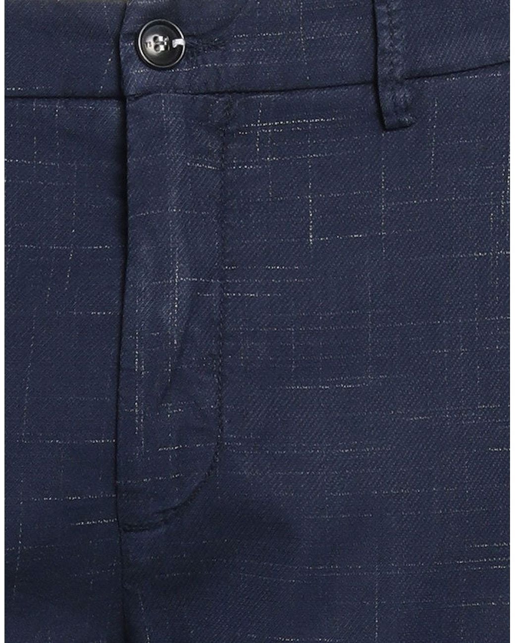 Yan Simmon Blue Trouser for men