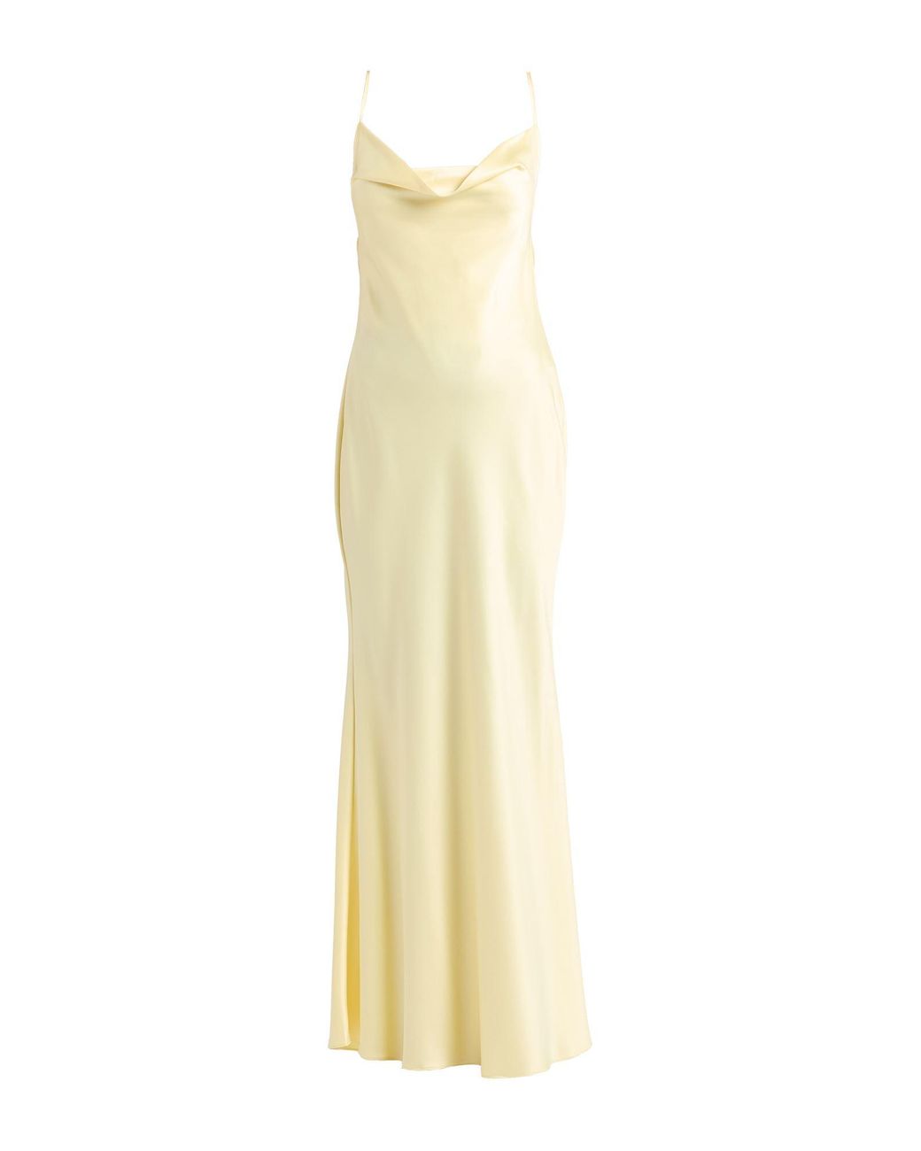 ACTUALEE Metallic Maxi Dress