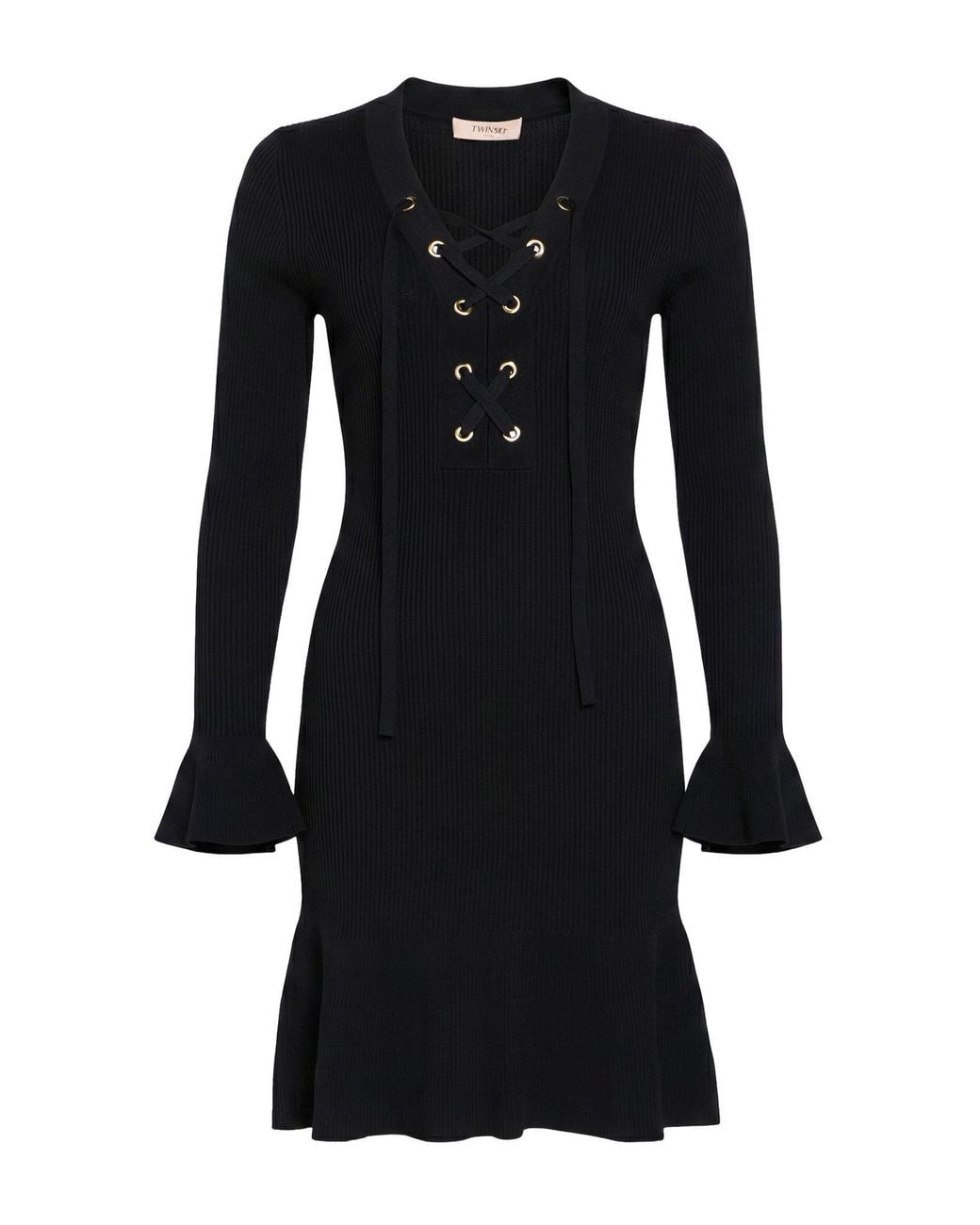 Twinset Black Mini Dress