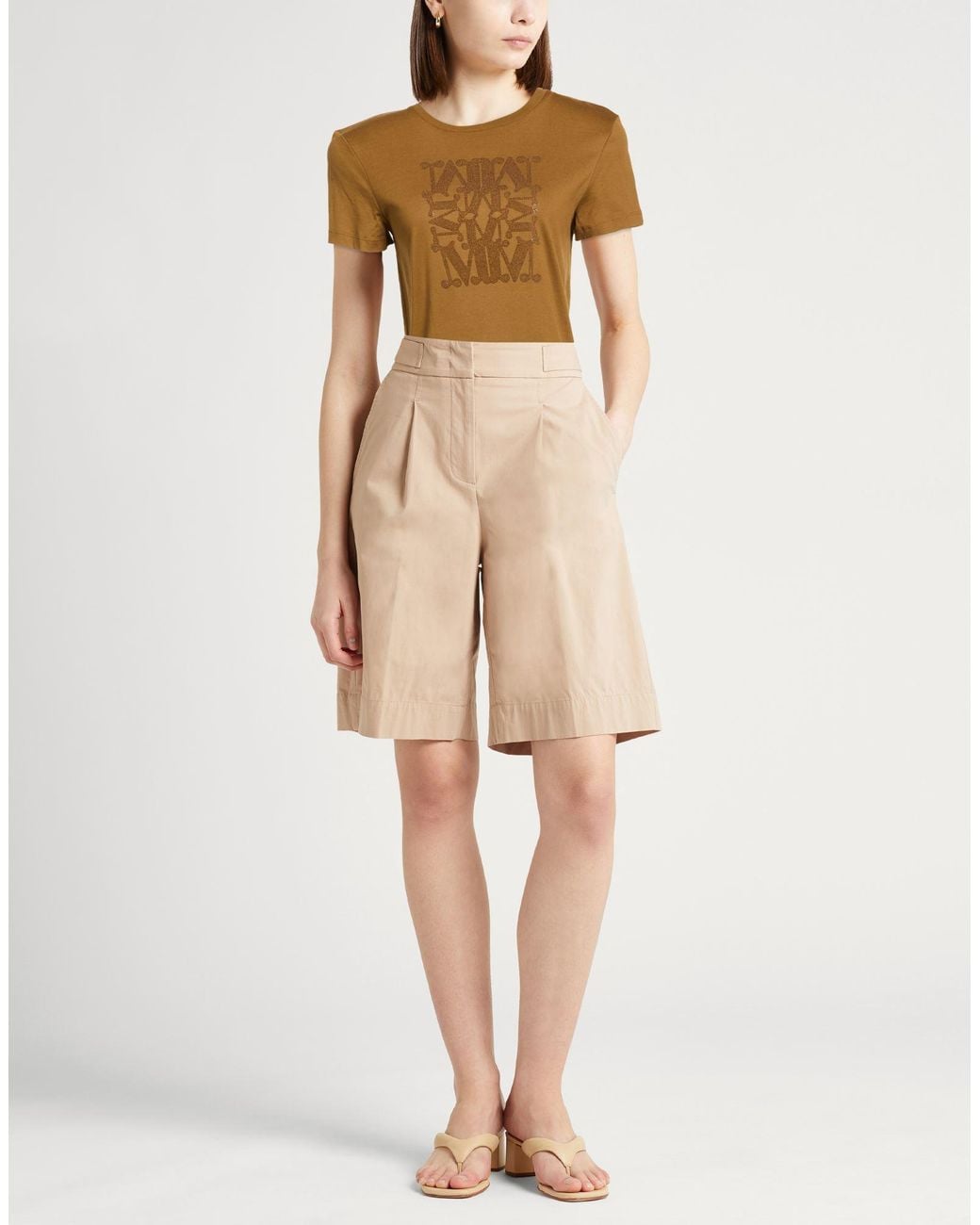 Max Mara Brown T-Shirts
