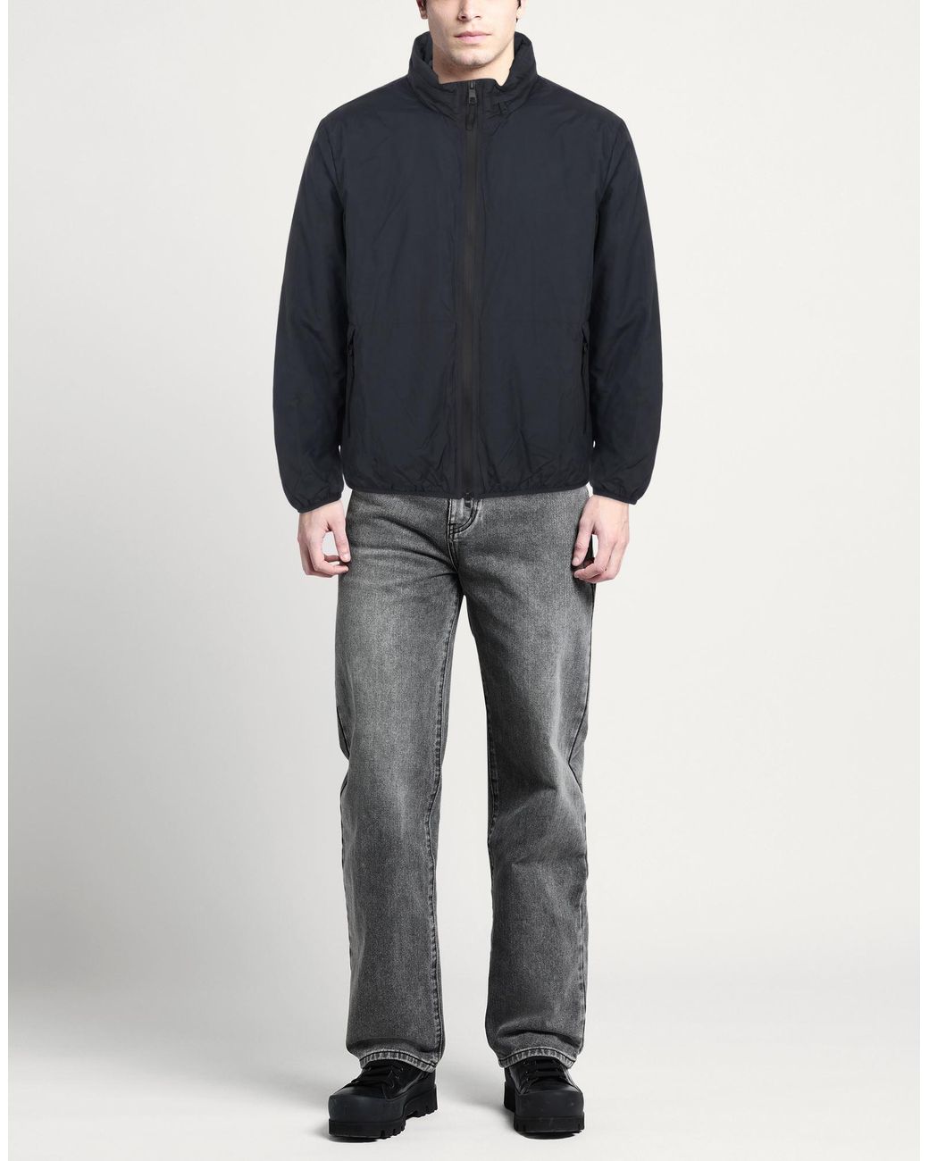 ADHOCONCEPT Blue Jacket for men
