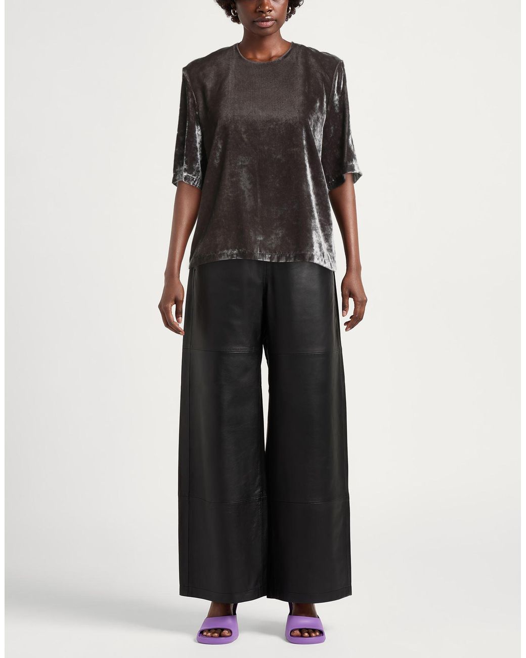 Alpha Studio Black Top Polyester
