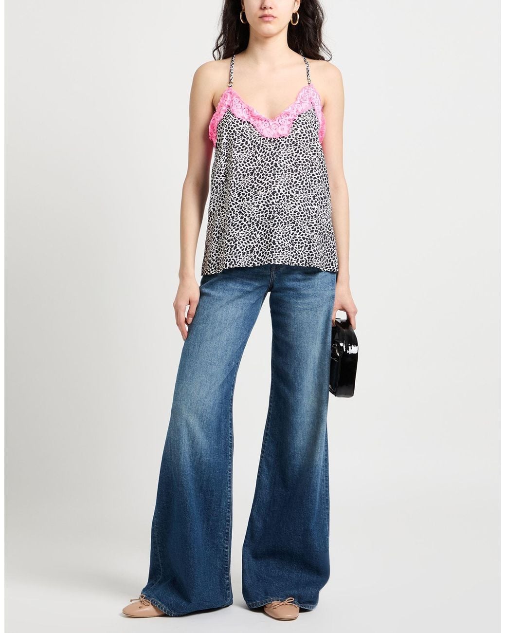 Replay Black Top Viscose